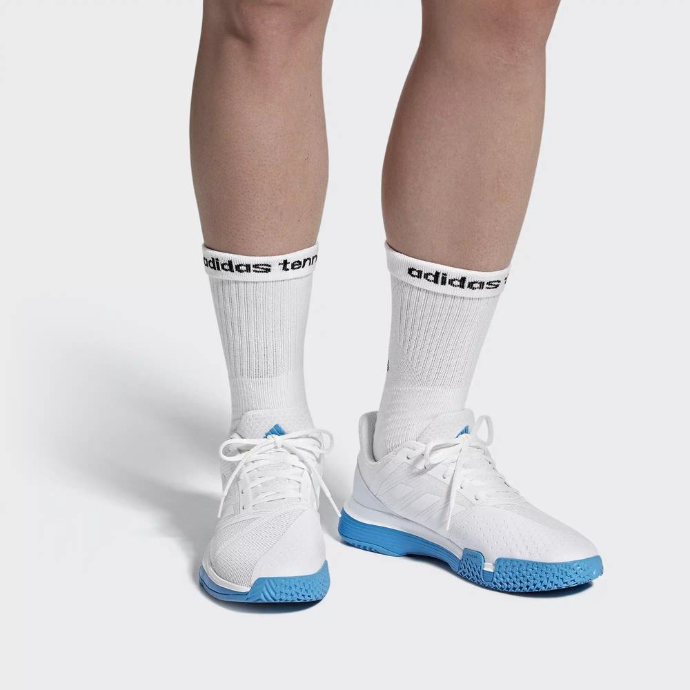 Adidas CourtJam Bounce Zapatillas De Tenis Blancos Para Hombre (MX-53489)